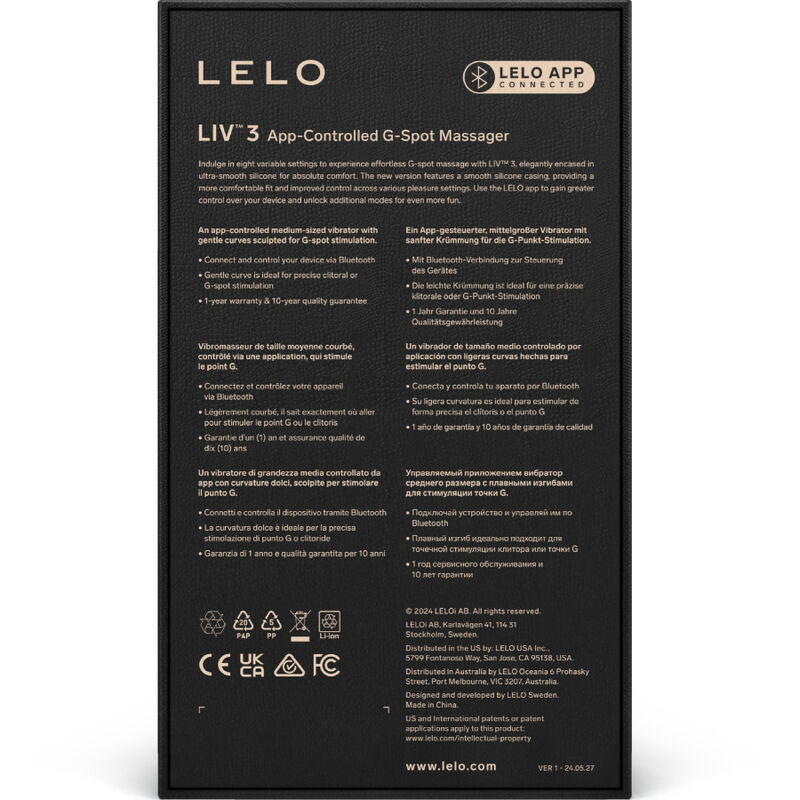 LELO - LIV™ 3 ESTIMULADOR PUNTO G VIOLETA
