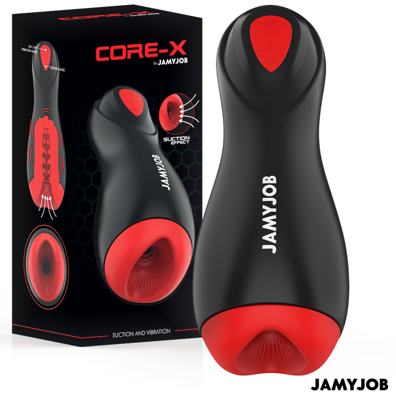 JAMYJOB - CORE-X MASTURBADOR AUTOMTICO 5 MODOS ONDAS ESTIMULADORAS Y VIBRACIÓN