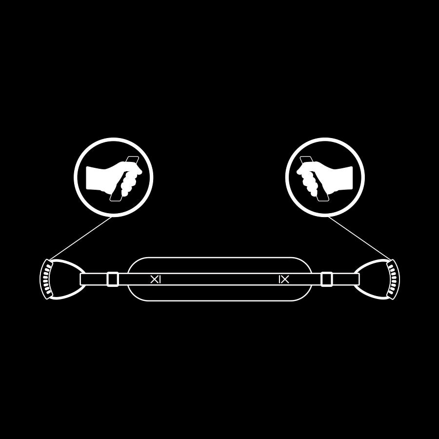 FETISH SUBMISSIVE - ARNÉS PARA HACERLO ESTILO PERRITO CON FORRO DE NOPRENO